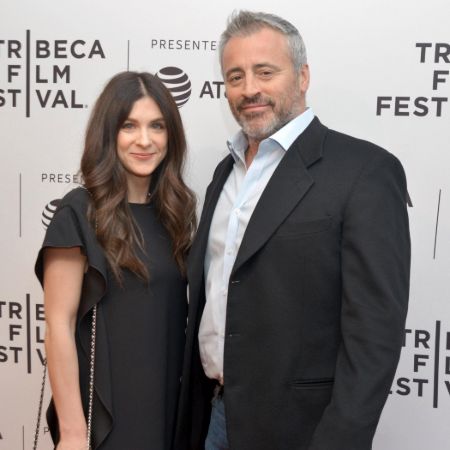 Matt and Aurora on an award function